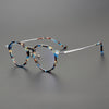 Raffi Retro Polygon Titanium Glasses Frame
