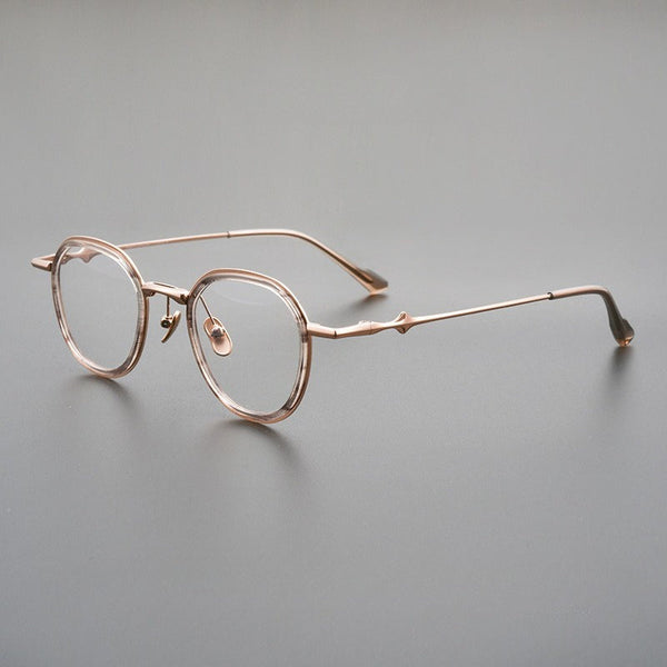 Giffin Retro Square Titanium Glasses Frame