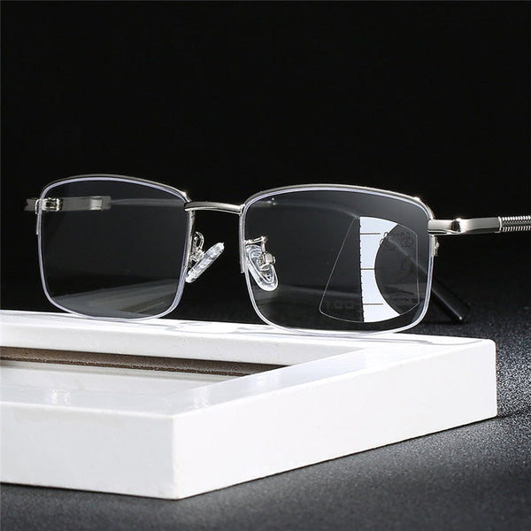 Ring Focus Progressive Multi-Focal Anti-Blue Light Reading Glasses