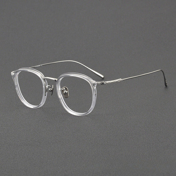 Geo Classic Square Titanium Glasses Frame
