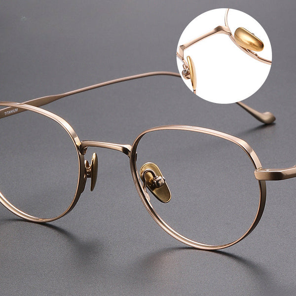 Titanium Round Glasses FrameChord E