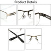 Color-Changing Business Aluminum Alloy Myopia Glasses