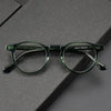 Lox Retro Oval Acetate Glasses Frame