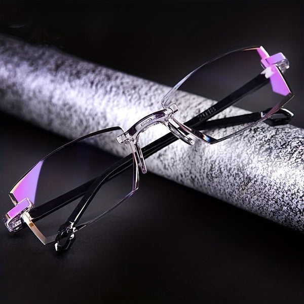 Smart Zoom Anti-Blue Light Frameless Reading Glasses