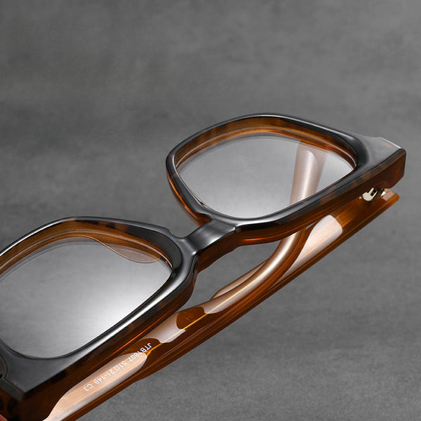 Grahn Retro Square Acetate Glasses Frame