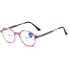Fashion Retro Ring Focus Hd Anti-Blue Light Reading Glasses - CML2108
