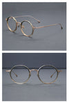Jazzy Classic Round Acetate Glasses Frame