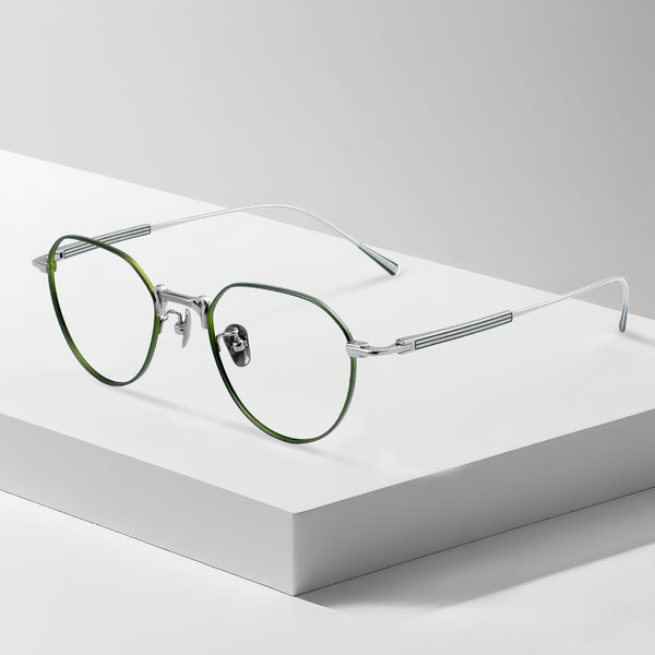 Reeve Retro Oval Titanium Glasses Frame