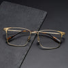 Teff Vintage Titanium Square Glasses Frame