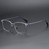 Teff Vintage Titanium Square Glasses Frame
