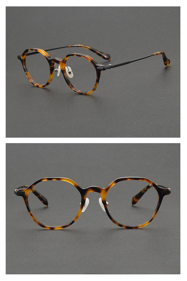Wexler Vintage Titanium Round Glasses Frame