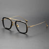 Roee Titanium Retro Glasses