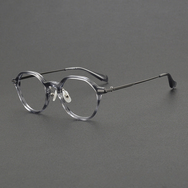 Wexler Vintage Titanium Round Glasses Frame