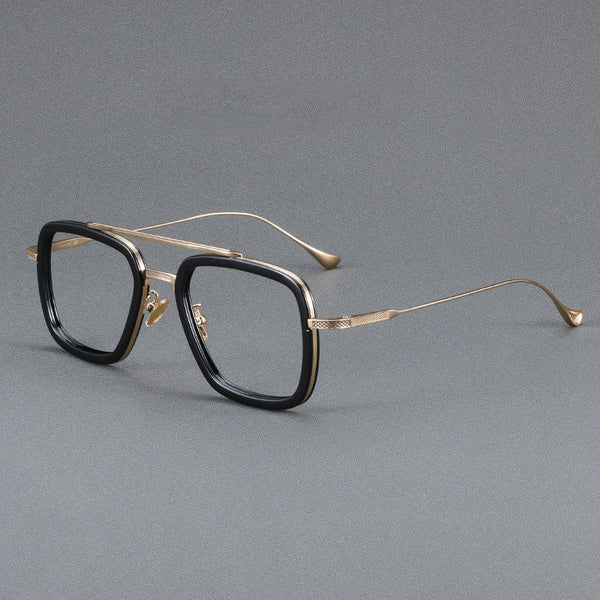 Retro Titanium Square Glasses Frame ST 7806