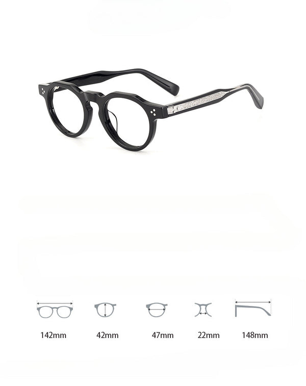 Acetate Round Glasses Frames SC516