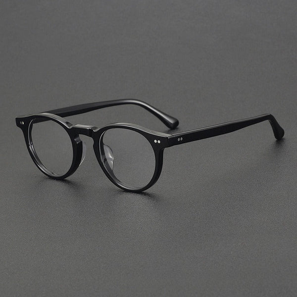 Lox Retro Oval Acetate Glasses Frame