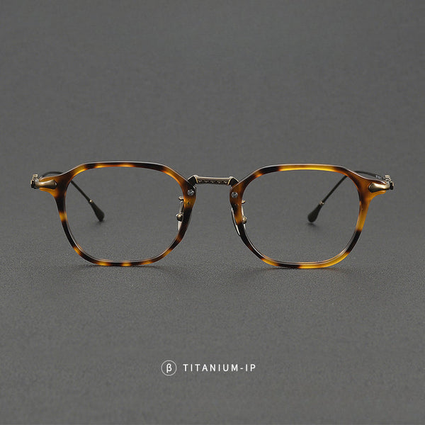 Soule Vintage Titanium Oval Glasses Frame