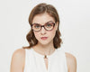 Women's Ladies Fashionable Cat Eye Zoom Hd Anti-Blue Light Reading Glasses