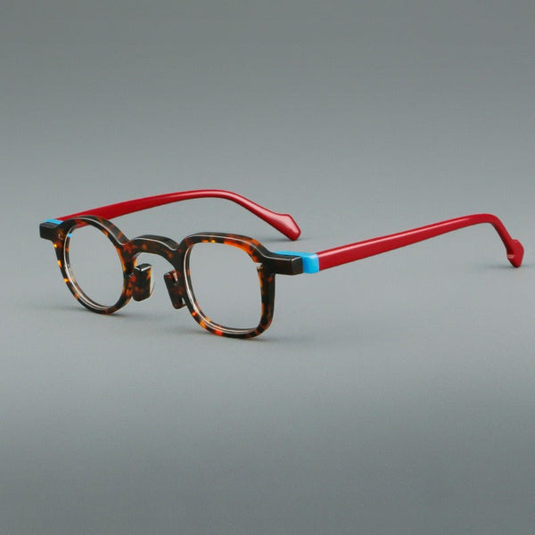 Cham Fashion Geometric Acetate Glasses Frame