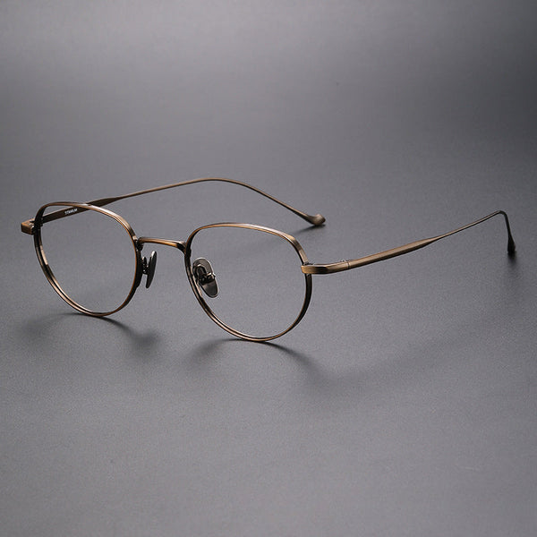 Titanium Round Glasses FrameChord E