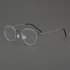 Duque Classic Geometric Titanium Glasses Frame
