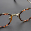 Giffin Retro Square Titanium Glasses Frame