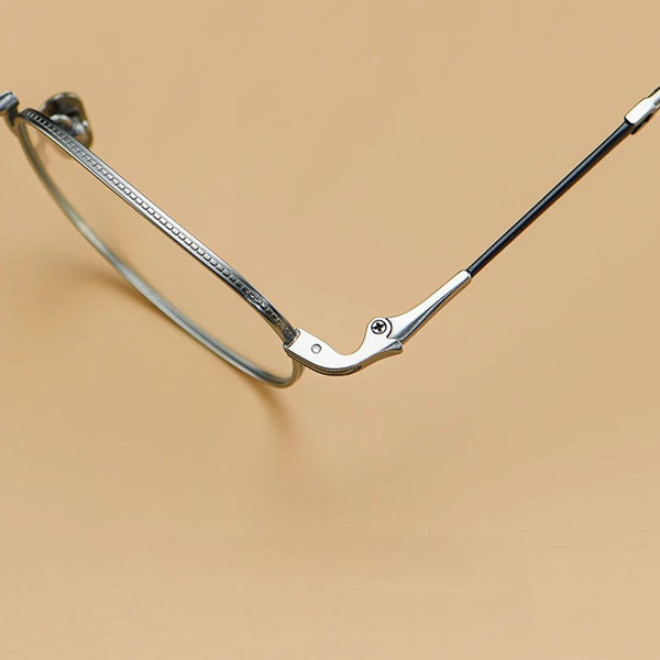 Sedra Retro Titanium Square Glasses Frame