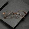 Finley Vintage Titanium Oval Glasses Frame