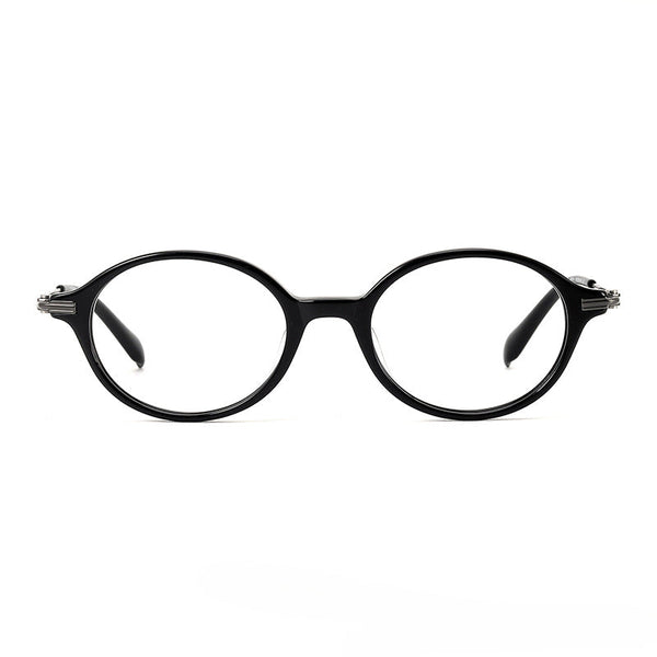 Finley Vintage Titanium Oval Glasses Frame