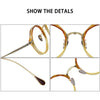 Jazzy Classic Round Acetate Glasses Frame