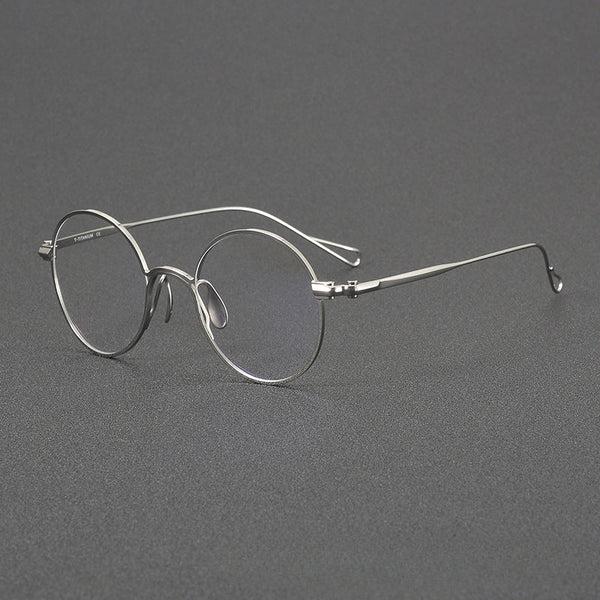 Gunn Vintage Titanium Round Glasses Frame