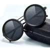 Adjustable Tint Polarized Round Sunglasses | ND9 Stepless 1-9 Gears