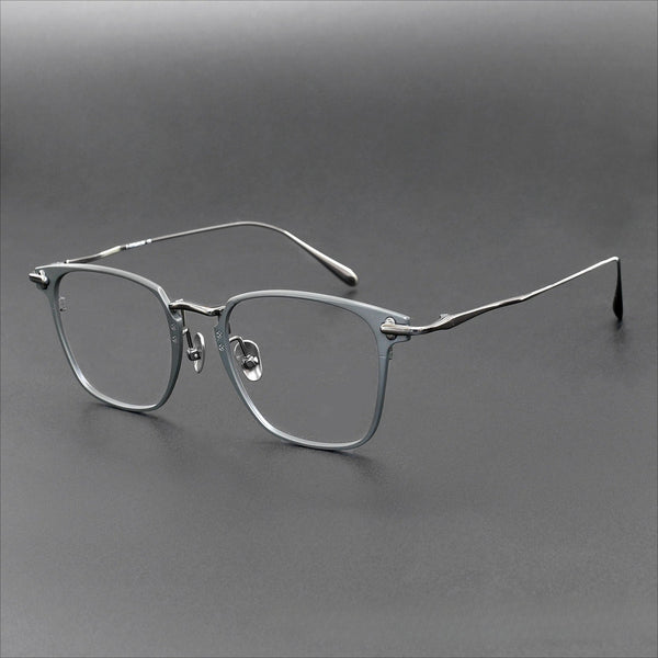 Roussel Vintage Square Titanium Eyeglasses Frame