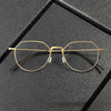 Duque Classic Geometric Titanium Glasses Frame