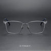 Teff Vintage Titanium Square Glasses Frame
