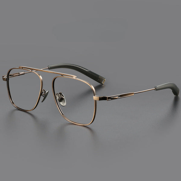 Titanium Aviator Square Glasses Frames ST LSA105