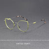 Jessy Fashion Women's Ultra Light Titanium Cat Eye Glasses Frame