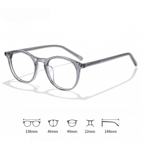 Zucker Classic Square Acetate Glasses Frame