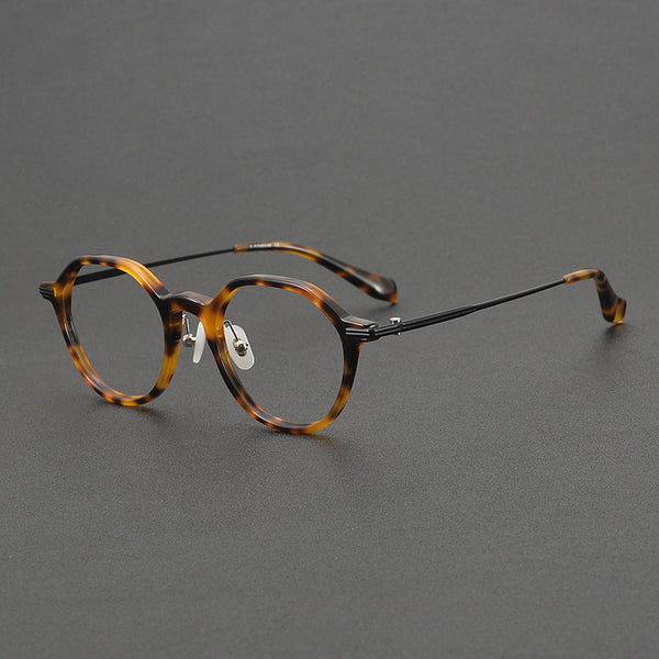 Wexler Vintage Titanium Round Glasses Frame