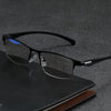 Titanium Multi-Focus Reading Glasses Progressive Double Light Anti-Blue Light