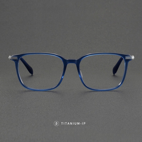 Manor Retro Square Titanium Glasses Frame