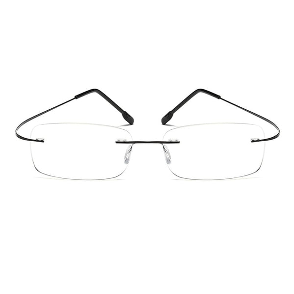 Titanium Anti-Blue Light Rimless Reading Glasses - CML1289