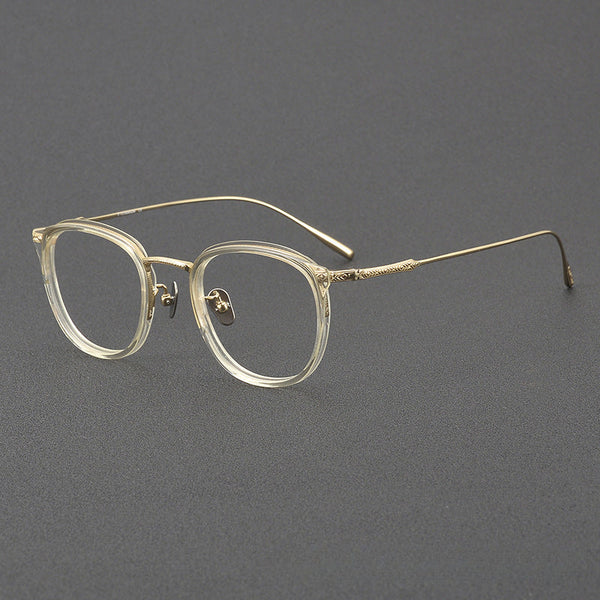 Geo Classic Square Titanium Glasses Frame