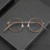 Osch Vintage Titanium Round Glasses Frame