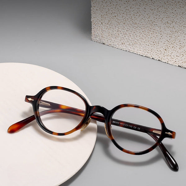 Rau Vintage Oval Acetate Glasses Frame