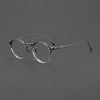 Schnurr Vintage Titanium Oval Glasses Frame