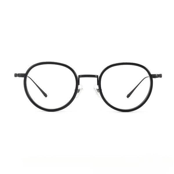 Soule Vintage Titanium Oval Glasses Frame