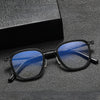 Lesley Vintage Titanium Polygon Glasses Frame