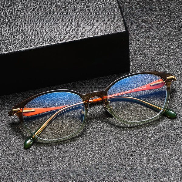 Gatlin High-quality Titanium Oval Glasses Frame