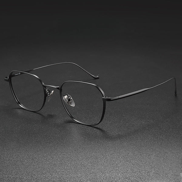 Retro Titanium Square Glasses Frame 316